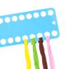 10 Pcs Cross Stitch String Hole Thread Board Embroidery Threading Board Embroidery Entanglement Thread Board Plastic