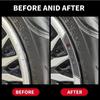 WVOS1 4pcs/set Carbon Fiber Car Wheel Rim Stickers Vinyl Decoration Decal For Mercedes Benz B/C/E/S Class A Class C200L GLC GLE CLA
