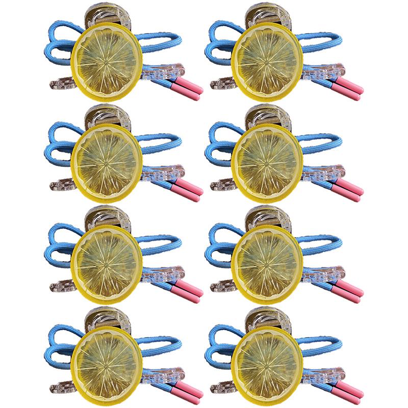 Lemon Fresh Hair Clip Female Korean Sweet Cute Fruit Bow Shark Clip Hair Accessories