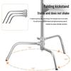 3.3m Stainless Steel Heavy Duty C-Stand with Portable Horizontal & Angled Arm for Photo Studio Lighting.