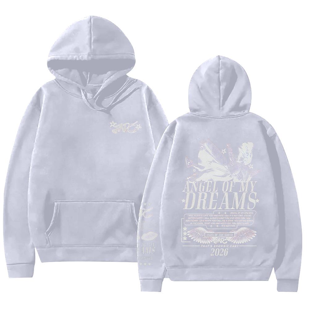 Angel of My Dreams 2026 Hoodie Jade Thirlwal Merch Clothing Fashion Hip Hop Casual Fleece Sweatshirts Unisex Y2K Hoody