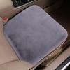 Faux Rabbit Fur Fluffy Car Seat Cushion Warm Thicken Winter Car Seat Cover Anti-slip General Without Backrest Car Protection