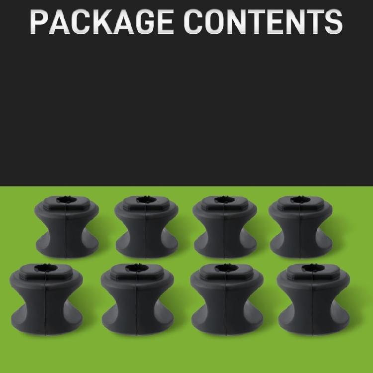 8Pcs Universal Stabilizer Bushings 5432598 For Multiple Car Models Shock Absorbing Rubber For Optimal Performances