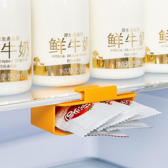 Úložné boxy na bočních dvířkách lednice Vynikající Úspora hlubokého místa Nedeformované košíky na omáčky Potřeby pro domácnost