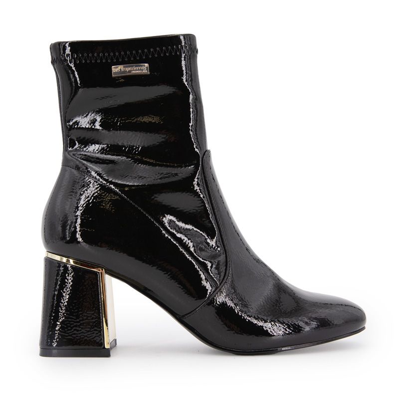 

Лакированные ботильоны на молнии Dami черные Женские LES TROPEZIENNES PAR M.BELARBI 36 чёрный