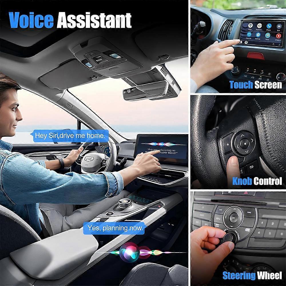 Android Auto Wireless Adapter and Apple CarPlay Wireless Adapter, Convert Wired To Wireless CarPlay Adapter Plug and Play CarPlay Wireless Adapter