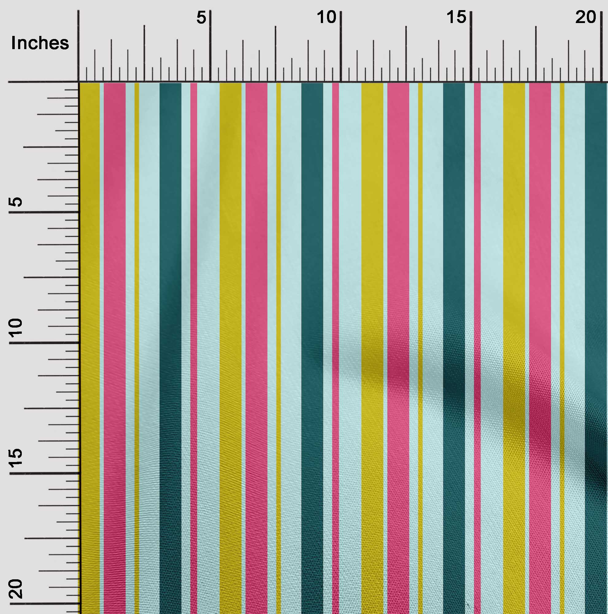 

OneOone Бавовняна гнучка тканина Баядерка в смужку для рукоділля BTY 40 дюймів 42 Inch Wide - Viscose Chiffon cerise рожевого кольору