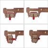 1 Pair MTB Mountain Bike Brake Pads Bicycle Semi-Metallic Brake Pad Parts