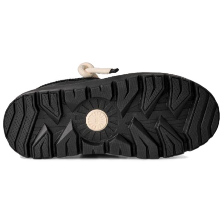 UGG Heritage Leather Fashion Simple Non-Slip Low-Top Casual Shoes Men Casual Shoes Black 1170910-BBLC
