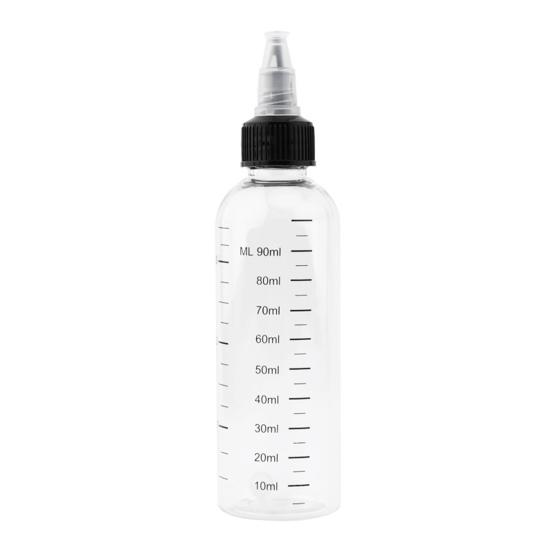 Flacone Spremibile Graduato con Tappo 30/50/100/250ml Contenitore Dispenser Anti-Perdita per Salse Oli Senza BPA Dispenser per Condimenti per Cucina Laboratorio Viaggio