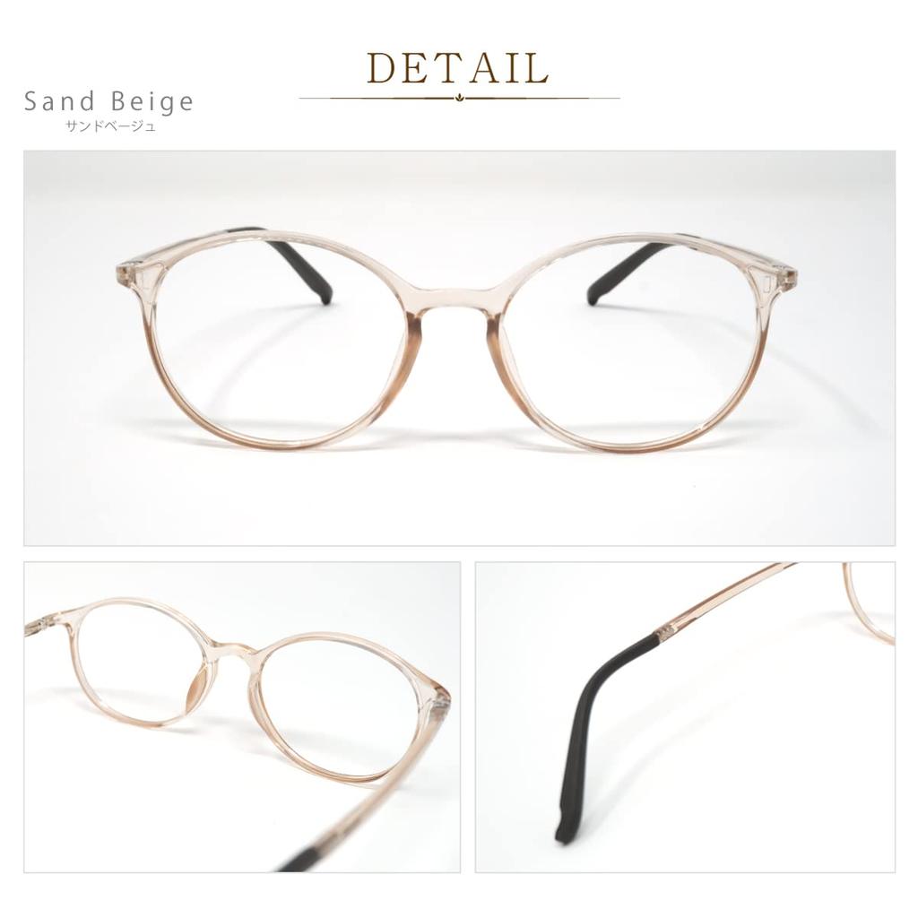 Bigrad BG4007BE Stylish Reading Glasses with Classic Boston Blue Light Filtering Lenses Case, Style, Ultra-Lightweight Frame, (+1.5 Power)