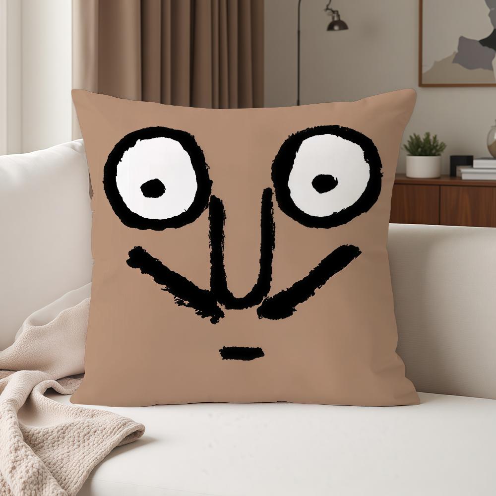 Ästhetische Kunst J-Jean J-Jullien Kissenbezug Geeignet für Schlafzimmer Wohnzimmer Autos Heimdekoration