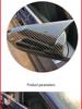 Applicable Hyundai Rearview Mirror Cover Trim - Carbon Fiber Pattern, Anti-Scratch Bull Horn Design