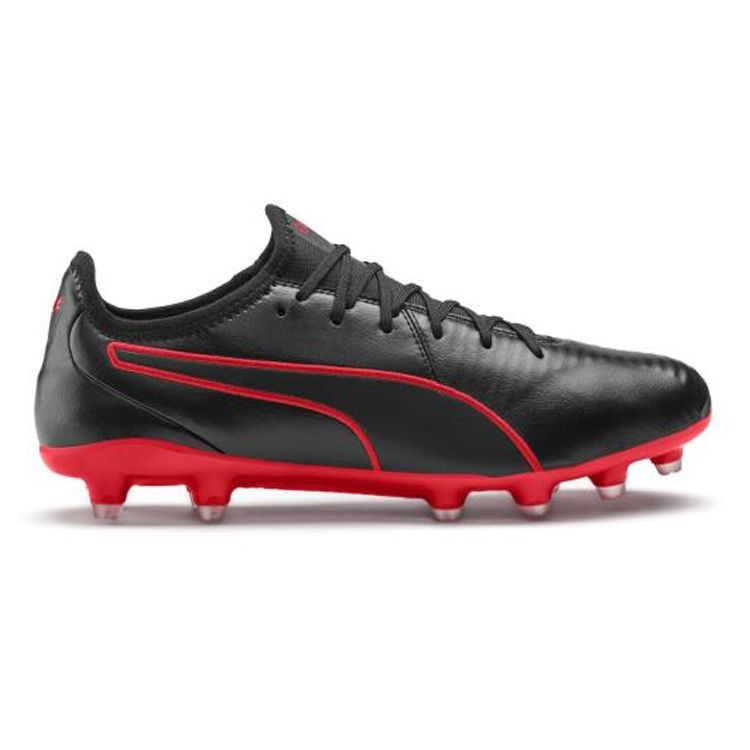 Puma King Pro FG Puma Black High Risk Red Men Sneakers Puma-Black-High-Risk-Red 105608-03