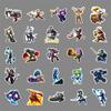 50 Photos of League of Legends Graffiti Personalized Game Peripheral Decoration DIY Skateboard Mobile Phone Case Suitcase Stickers