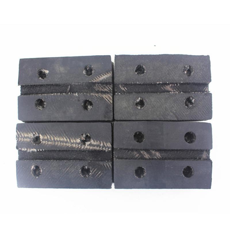 4 Stück/Los Universal Quadratisch Ochsen Sehne Gummi Armpolster Hebekissen Gummi Armpolster Passend für Autohebebühne Auto Auto LKW Hebebühne