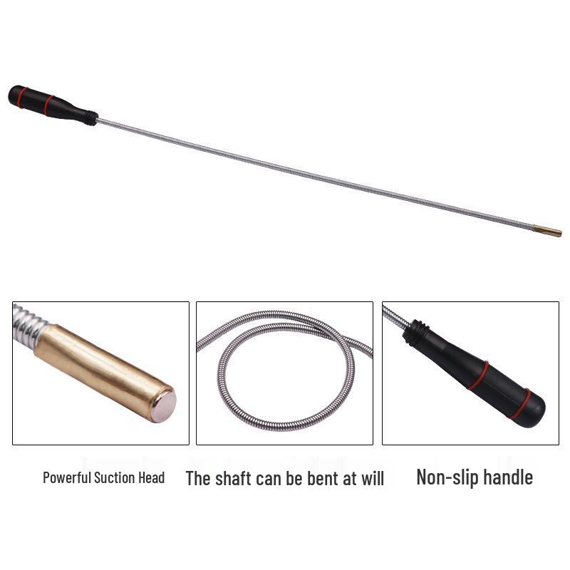 Bendable Magnetic Iron Pickup Tool for Car Repairs and Screws