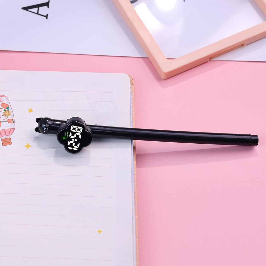 In Stock: Cute Mini Pen Barrel Clock - Ideal for Back-to-School, Trendy Neutral Design