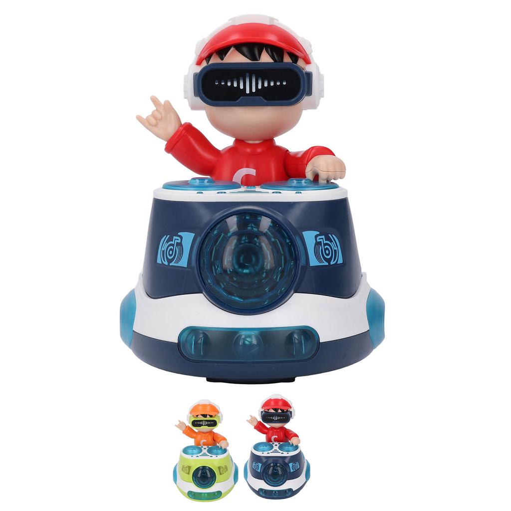 DJ Hüpfender Beat Rock Junge Tanzendes Spielzeug mit Musik Blinklicht Universalrad Automatische Bewegung R