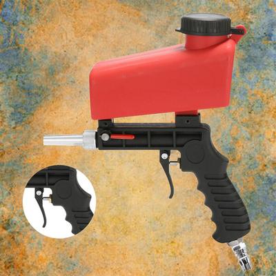 Sandblasting Gun Adjustable Sandblasting Machine Sandblasting Machine Gravity Small Portable Handheld Pneumatic Sandblasting Gun