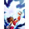 Japanese Anime Zodiac Saints Pop Classic Saint Seiya Rozan Dragon Art Poster Canvas Painting Wall Prints Picture Room Home Decor