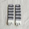 Cat Paw Floor Socks Cute Warm Winter Fuzzy Socks Thickened Stretchy Fluffy Slipper Socks for Home Bedroom Indoor Wear Sleeping