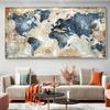 Canvas Poster Vintage Art World Map Poster Decor Wall Art Posters Bedroom Living Room Corridor Wall Decoration Ideal Gift