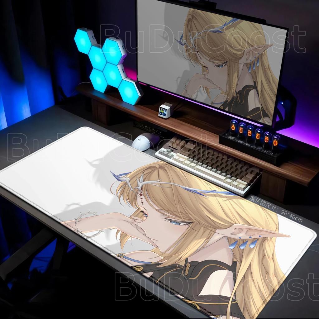 New HD Cool Wallpaper Wuthering Waves Cartethyia Mouse Pad XXL Gamer Keyboard Mat Gaming Desk Laptop Mousepad PC Carpet Mousepad