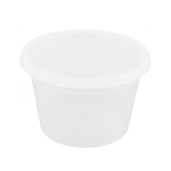 50-Pack Plastic Deli Food Containers with Lids BPA-Free Airtight Storage Container Leak-Proof Soup Containers Microwave Freezer Dishwasher Safe