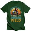 Und ich denke mir, was für eine wunderbare Schweißnaht. Lustige Schweißer-T-Shirts. Grafik-Baumwolle. Streetwear. Kurzarm. Geburtstagsgeschenke. T-Shirt
