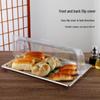 Shengjia Dustproof Stainless Steel Buffet Display Tray with Flip Lid