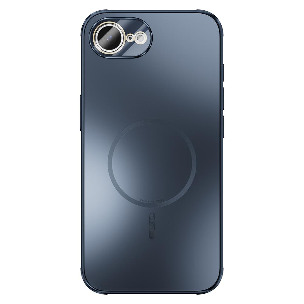 

ABEEL For iPhone 16e Magnetic Case TPU PC Cooling Matte Phone Back Cover with Lens Film Blue