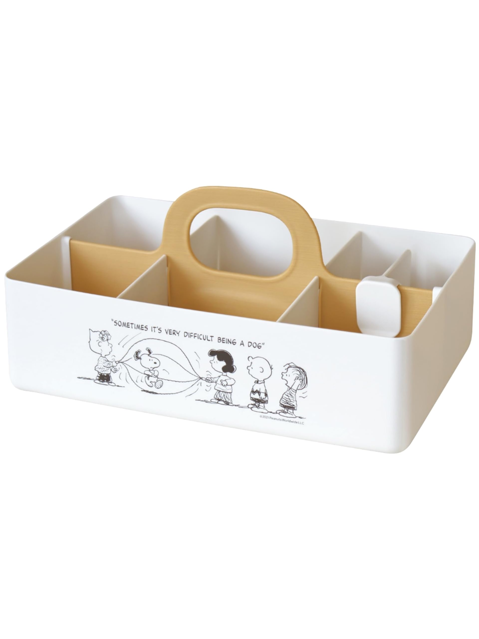 

Nishiki Kasei Snoopy Хранение 28 x x Сделано в Идеально подходит для хранения косметики и конфет, Слоновая кость, Прибл.. 18.5 13.5 см, Япония,