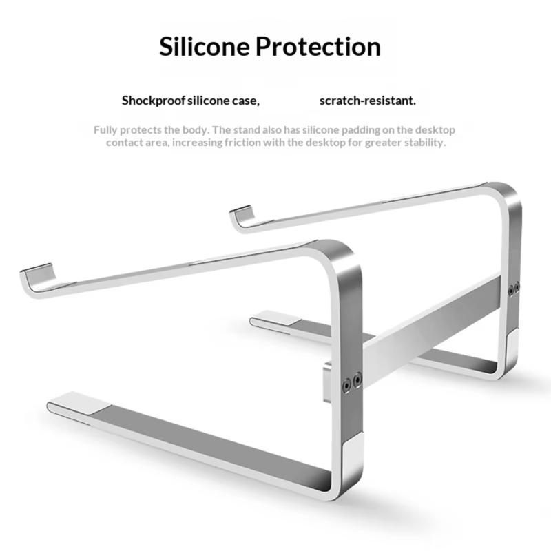Aluminium Alloy Laptop Holder Stand Portable Foldable Desktop Bracket Support Stand For Tablet Laptop Desktop Holder