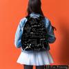 1pc Printed Mathematical Formula Science Symbol Backpack, Zipper Personality Hand Wash Design Multi-purpose Fashion Commuter Pat