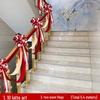 Wedding Stair Railing Flower Bow Decoration Set