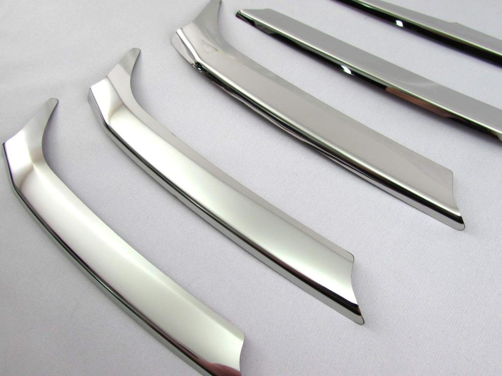 BRIGHTZ LS500 VXFA50 VXFA55 Early Model Super Mirror Stainless Steel Plated Front Bumper Duct Cover VXF VXF A50 A55 50 55 LS 500 32222