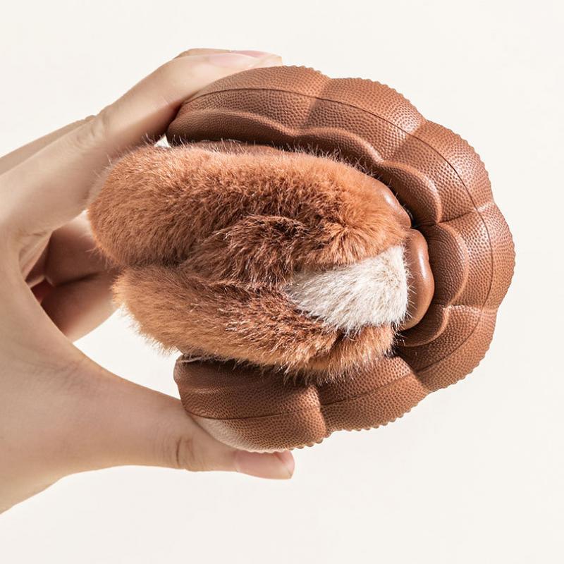 Baby Warm Cotton Shoes Autumn Winter New Boys Girls Cartoon Animal Cotton Slippers Non Slip Comfortable Soft Sole Plush Slippers