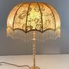 Dekorativní stínidlo Kryt na lampu, vhodný pro E27 držák se střapcem, elegantní vintage