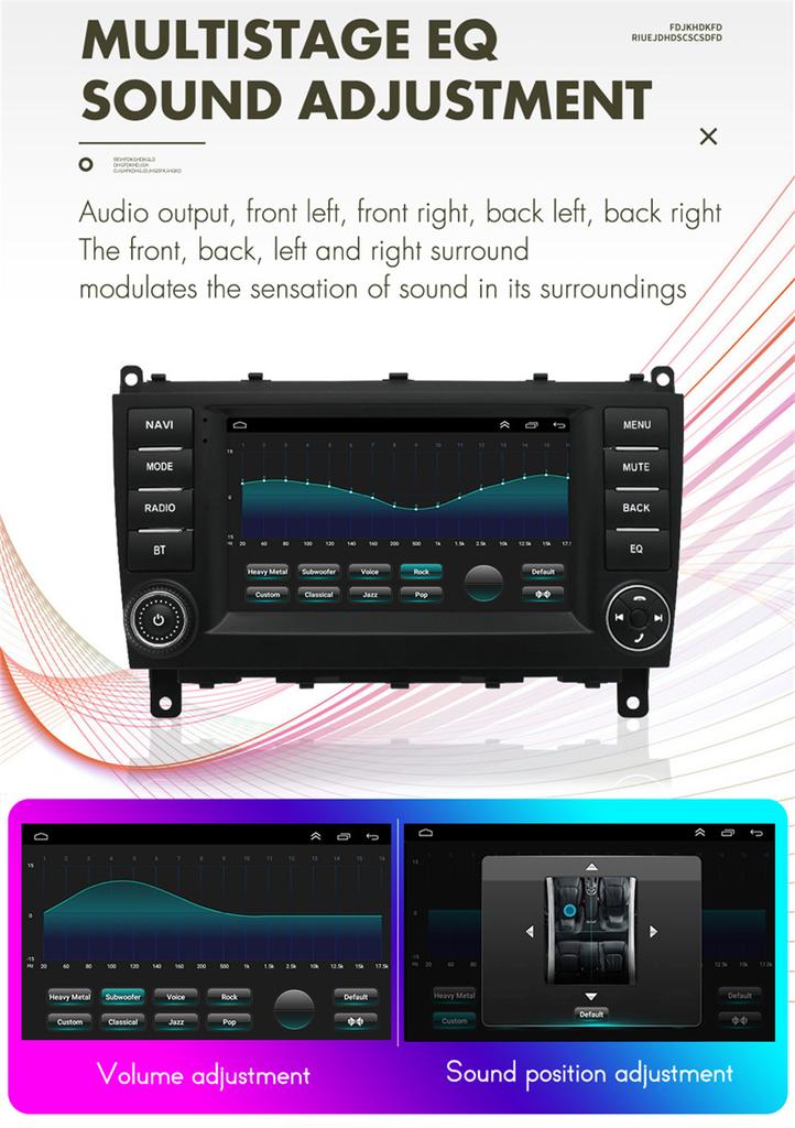 Portable Carplay Screen For Mercedes-benz Clk-class W209