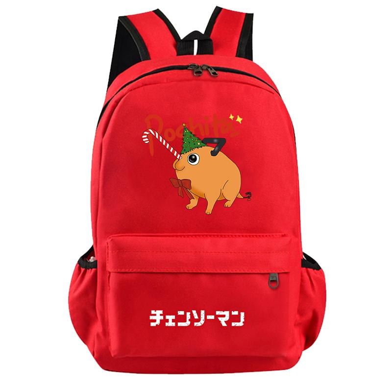 Anime Chainsaw Man Rucksack für Jungen Mädchen Hildren Zurück zur Schule Schultasche Student Kawaii Rucksack Luffy Nami Lysop Leichte Taschen