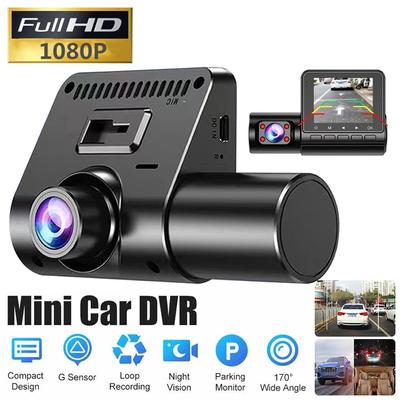 3 Kanallı Kamera 360 Araç Kamerası Gece Görüşü 2.4 inç IPS Ekran Park Monitörü 1080P Kayıt 170 Geniş Açı