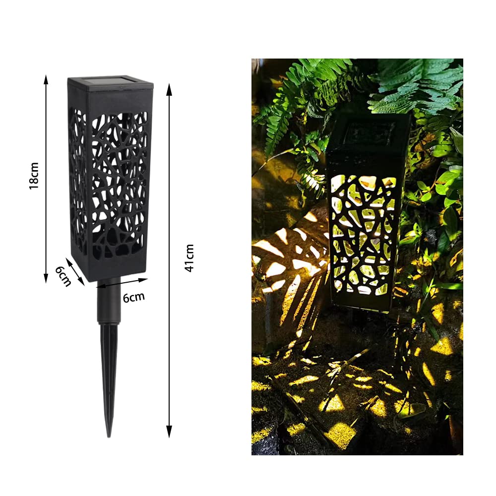 GLOWDAWN Solar Set of 8 LED Garden IP65 Solar Panel Automatic Light Security and Disaster Suitable for and Walkways Lights, Outdoor, Lights, Recessed,