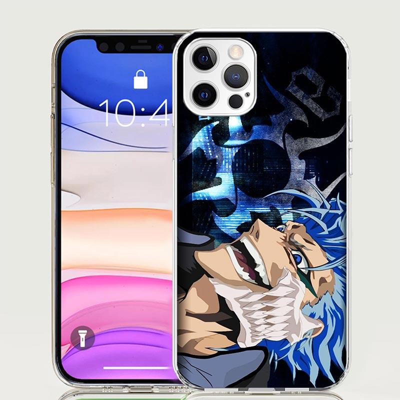 Bleach Grimmjow Phone Case For Apple iPhone 17 Air 16 15 Plus 14 + 13 Mini 12 11 Pro Max 7 8 SE 16Max Soft Shell Cover Coque 17