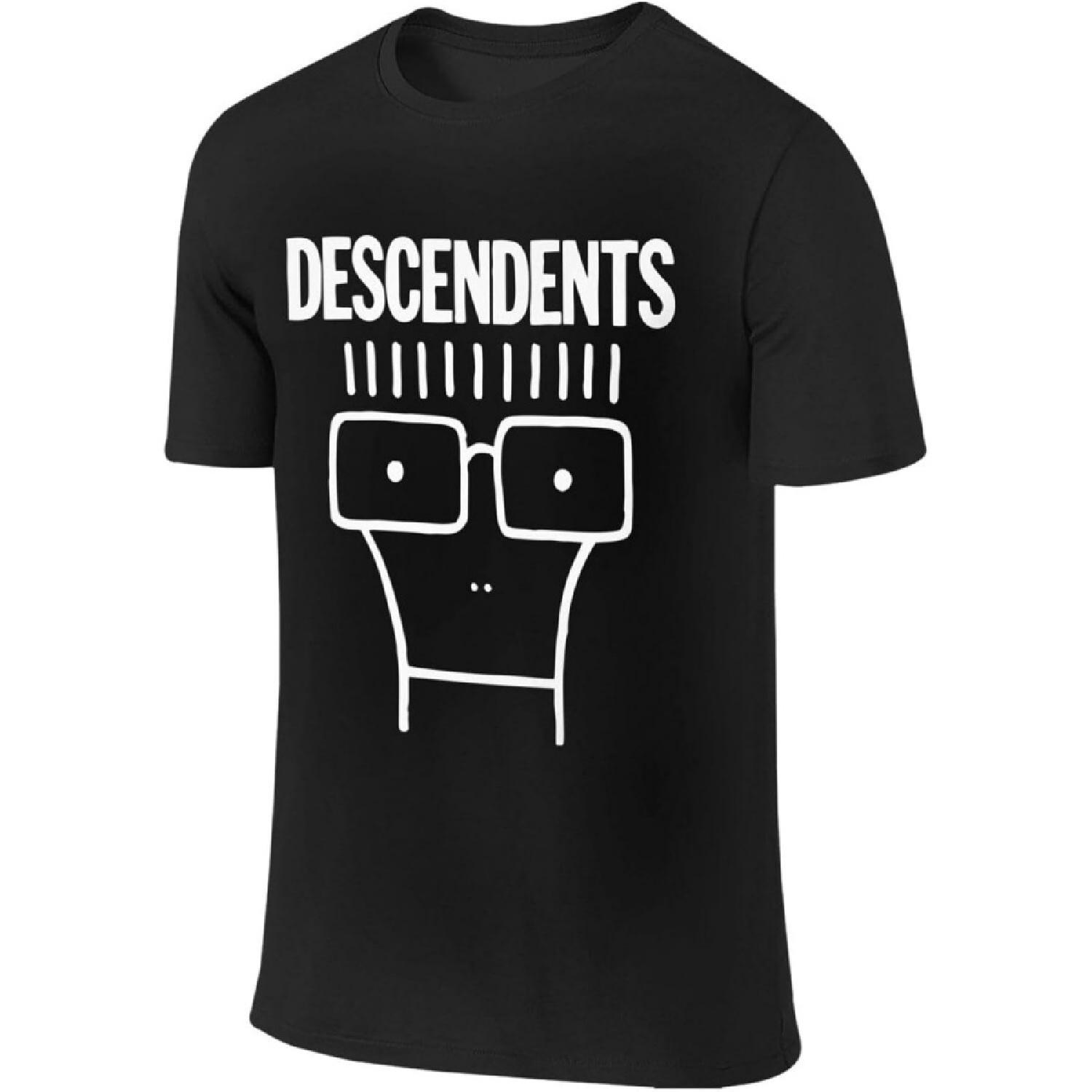 Rashmika Men s Short Sleeve T Shirts Descendents Cotton Athletic t-Shirt Workout Shirts for Men S