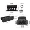 Lightweight Aluminum Bike Holder Tool Free Installation Bike Rack for Front Fork & Rear Wheel Fits Most Bike Types