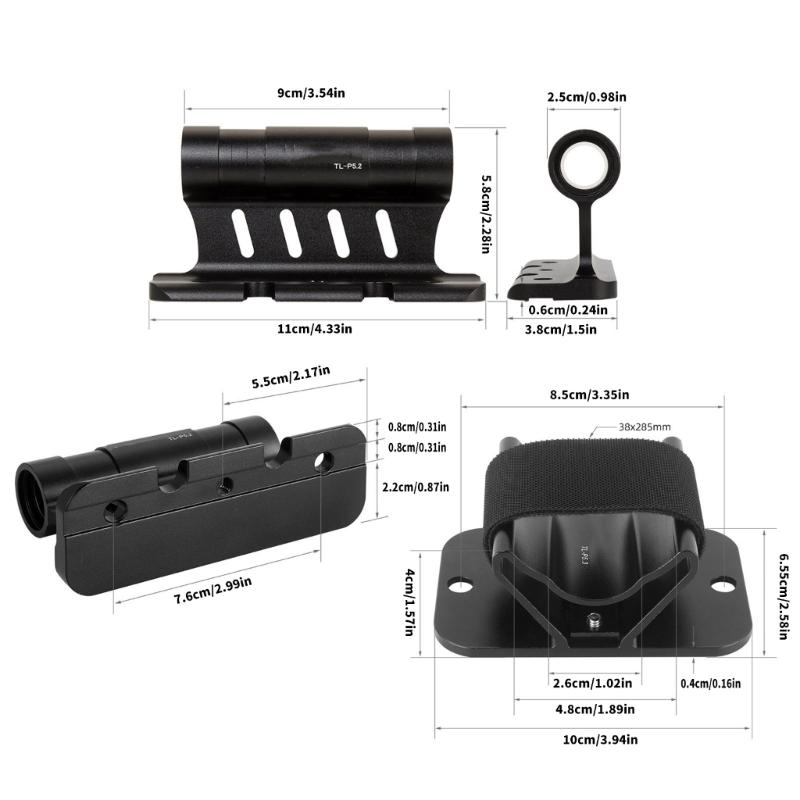 Lightweight Aluminum Bike Holder Tool Free Installation Bike Rack for Front Fork & Rear Wheel Fits Most Bike Types