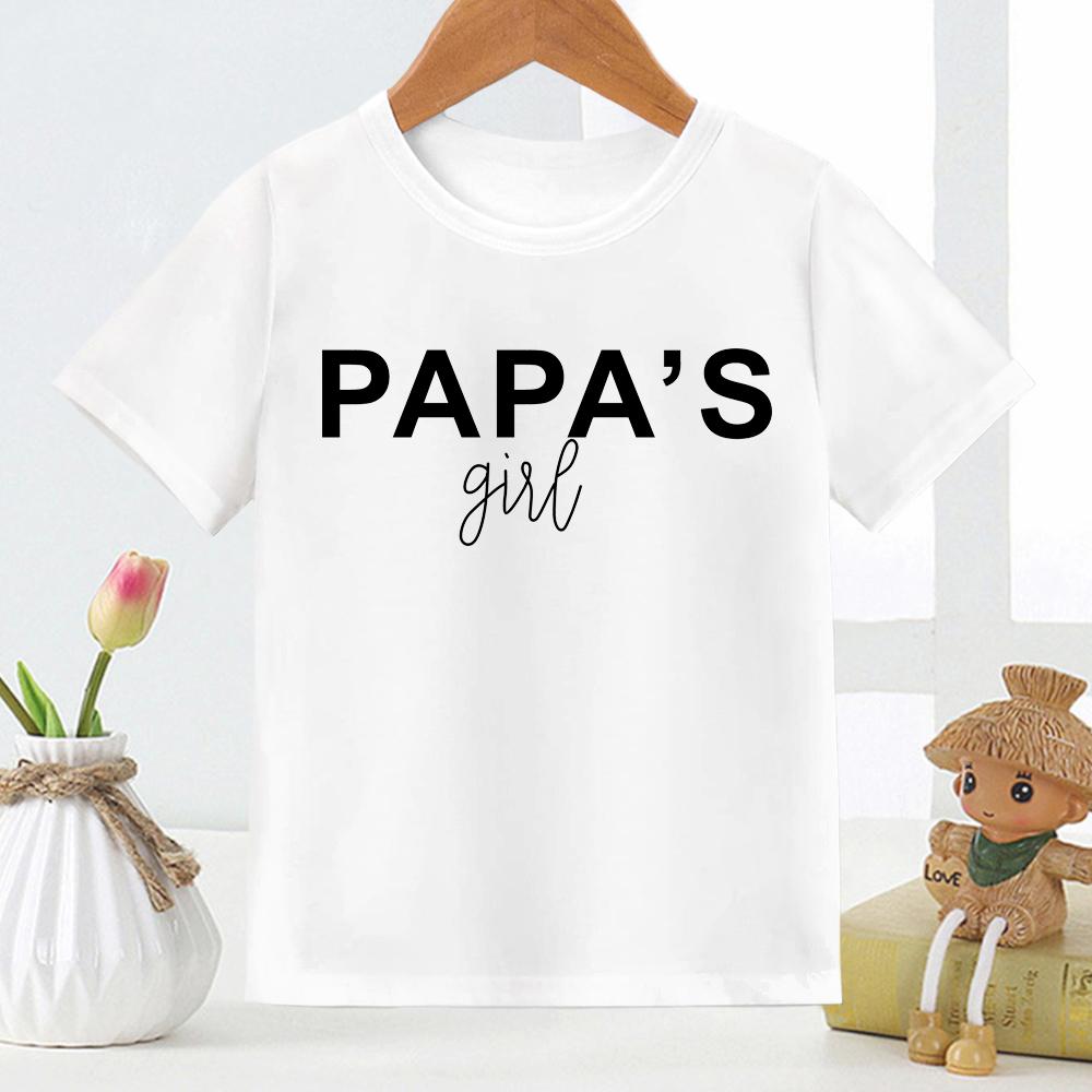 Mamas Boy Letter Kids Tshirt  Euroamerican Fashion Letterprinted Childrens Tshirt for Boys Girls Summer Polyester Fabric