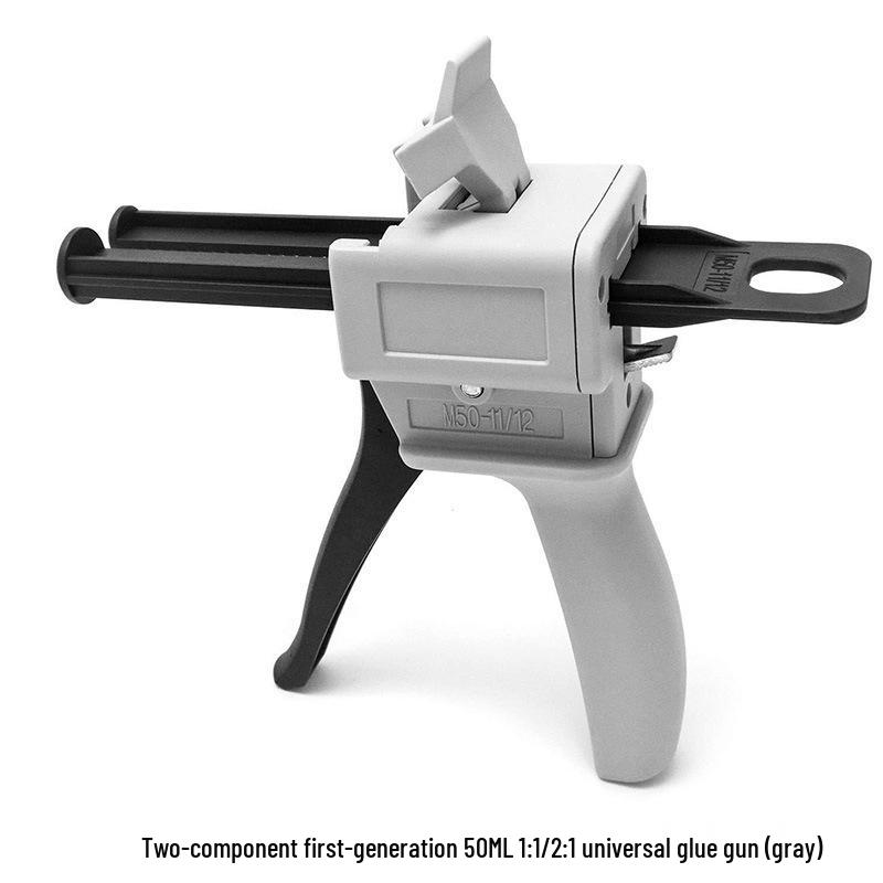 Manual Wireless AB Glue Gun: Single & Double Component Plastic Push-Type Caulking Gun