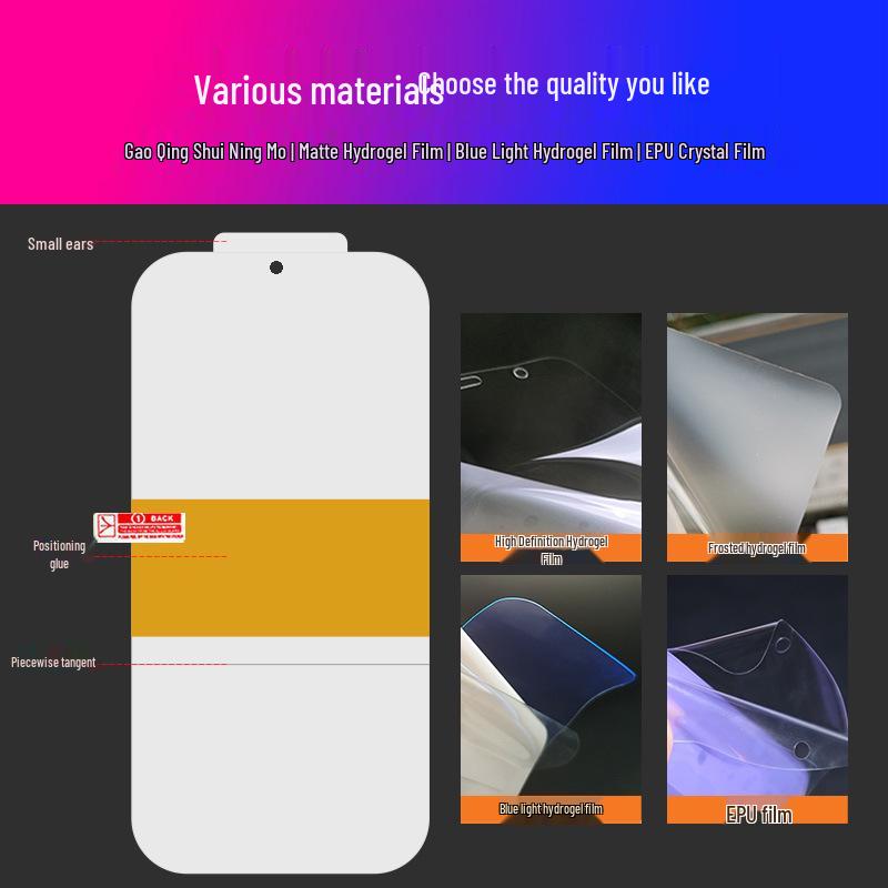 OnePlus ACE6T/5Ultra Anti-Scratch EPU Crystal Film Screen Protector - High Definition Hydrogel Film